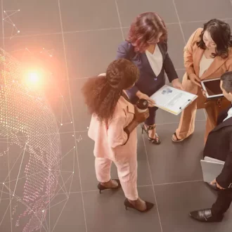 business-people-working-using-technology-connect-with-others_23-2149369106